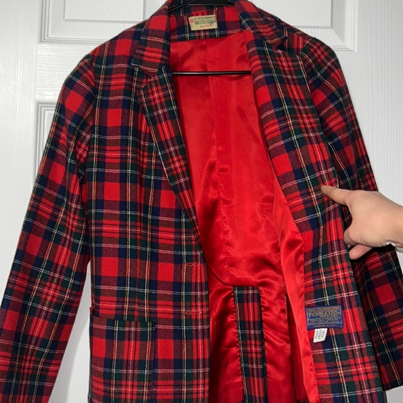 Pendleton Tartan Blazer Jacket Women Size Medium Relax Fit Plaid - Picture 15 of 15